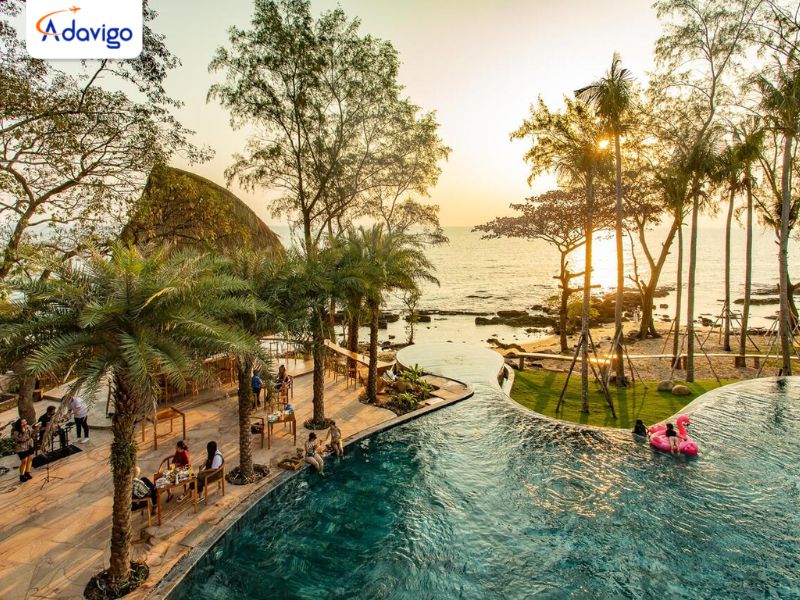 Ocean Bay Phú Quốc Resort & Spa có kiến trúc nhiệt đới