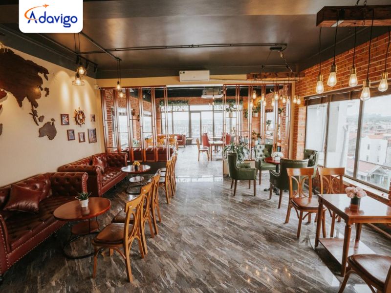 Không gian sang trọng tại khách sạn Sky