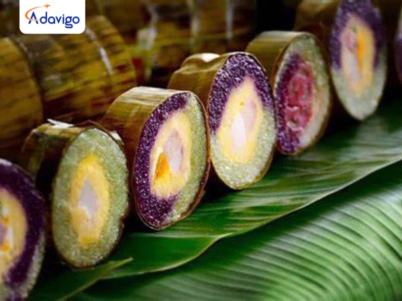 Bánh tét mật cật Phú Quốc có hương vị độc đáo
