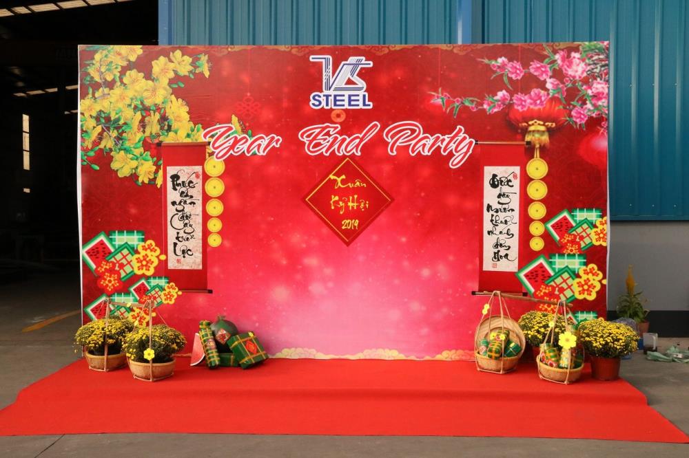 Xu hướng trang tr&iacute; Year End Party background được ưa chuộng nhất 2022