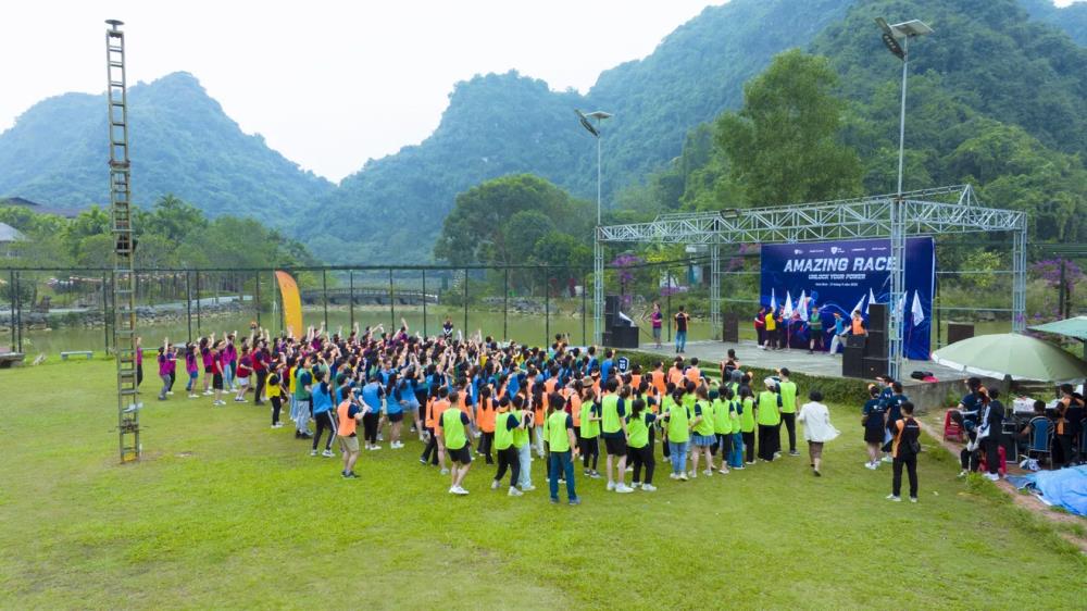 Tổ chức team building tại Thung Nham 