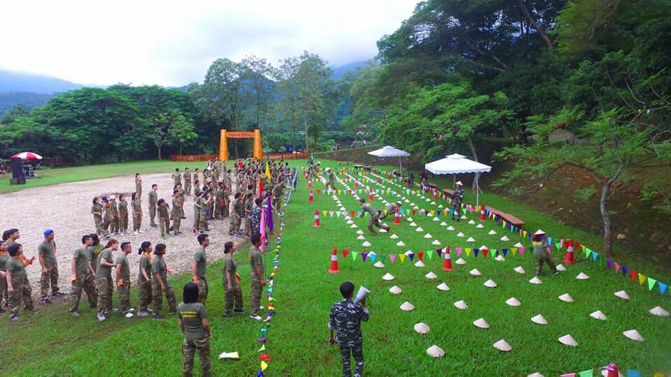 Khuôn viên du lịch kết hợp tổ chức team building. 