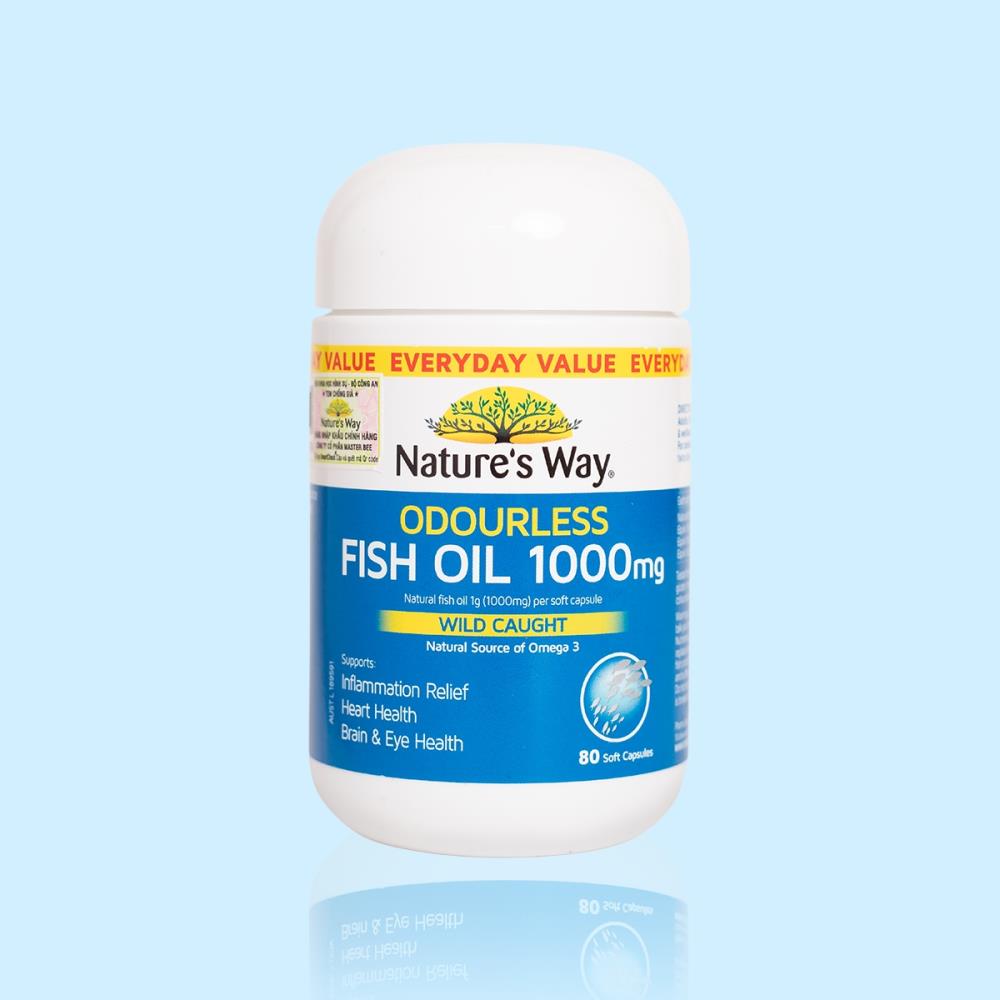 Nature's Way ODOURLESS FISH OIL 1000 mg